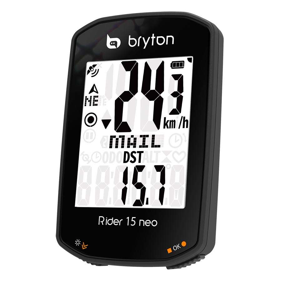 Bryton Rider 15 NEO E GPS Fietscomputer Zwart