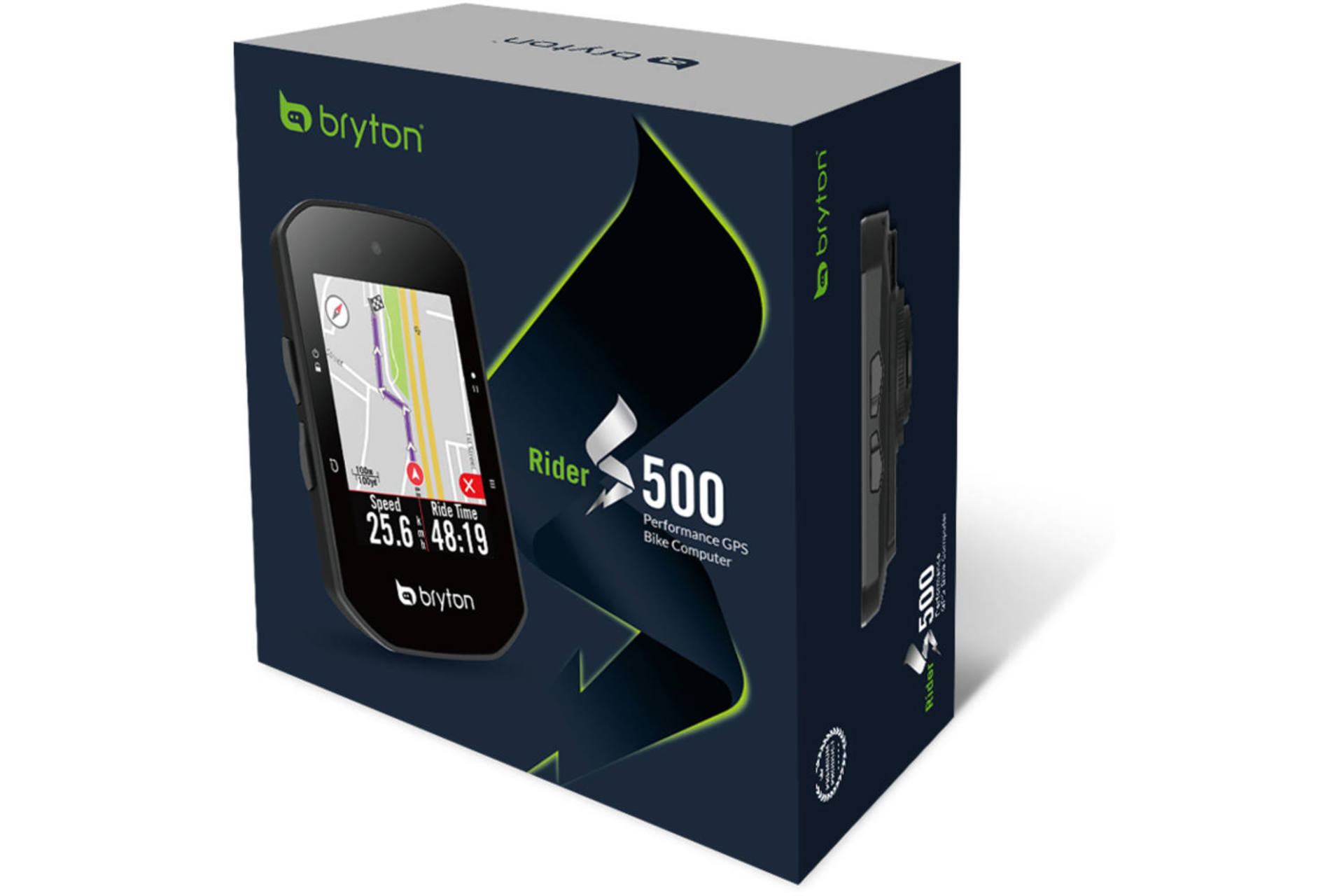 Bryton Rider S500 E GPS Fietscomputer Zwart