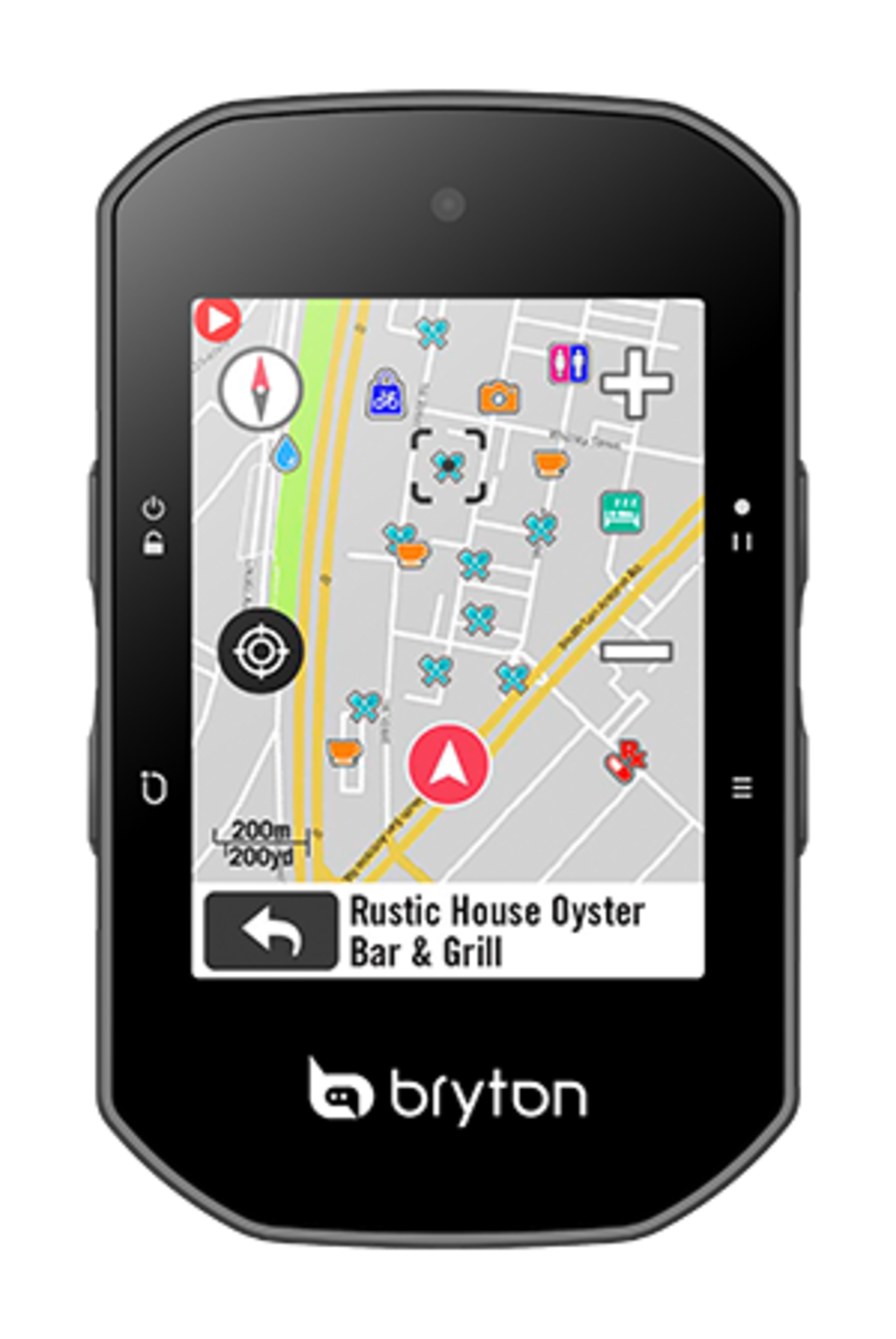 Bryton Rider S500 E GPS Fietscomputer Zwart