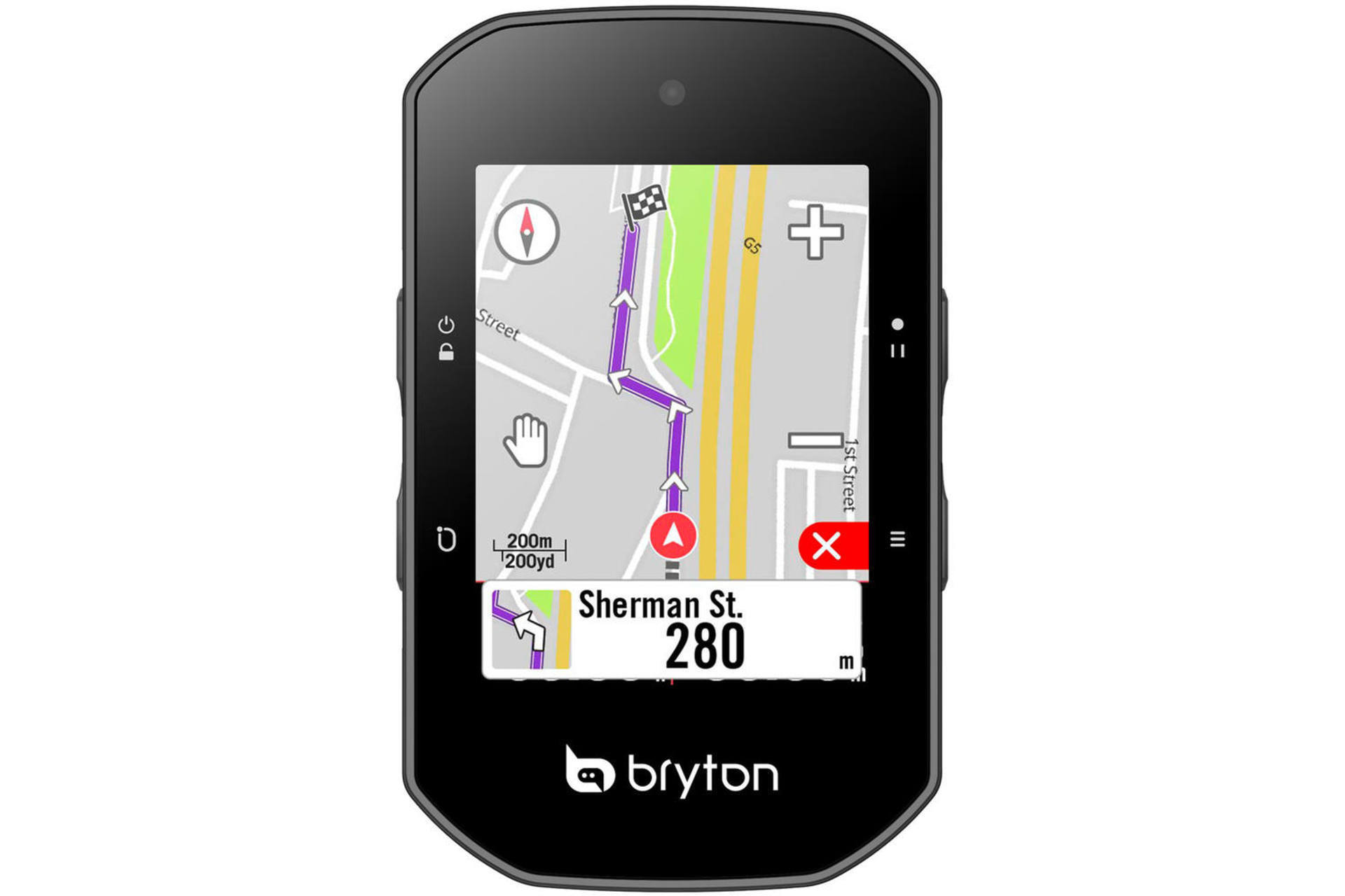 Bryton Rider S500 E GPS Fietscomputer Zwart