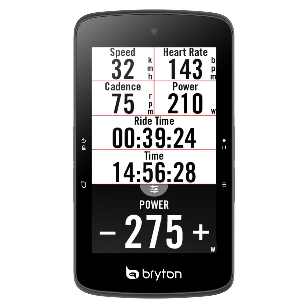 Bryton Rider S800 E GPS Fietscomputer Zwart
