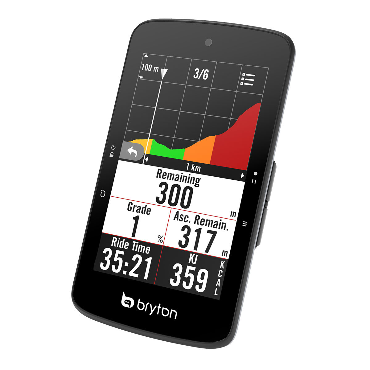 Bryton Rider S800 E GPS Fietscomputer Zwart