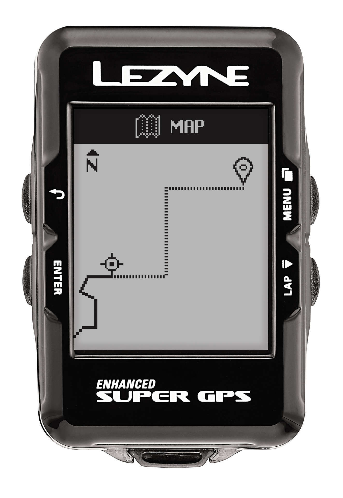 Lezyne Super GPS HRSC Loaded Zwart