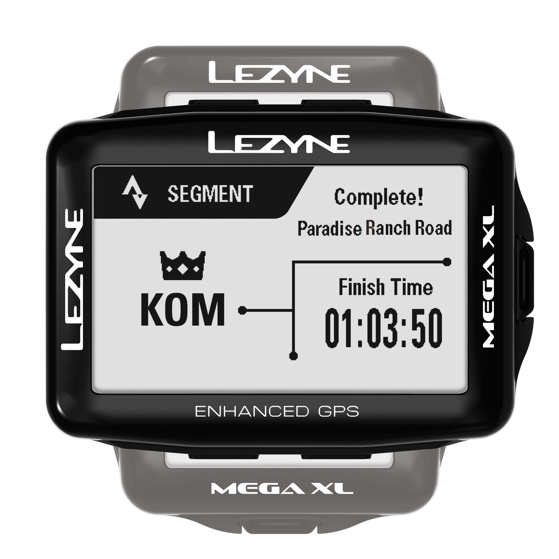Lezyne Mega XL HR GPS Zwart Met Snelheid/Cadanssensor