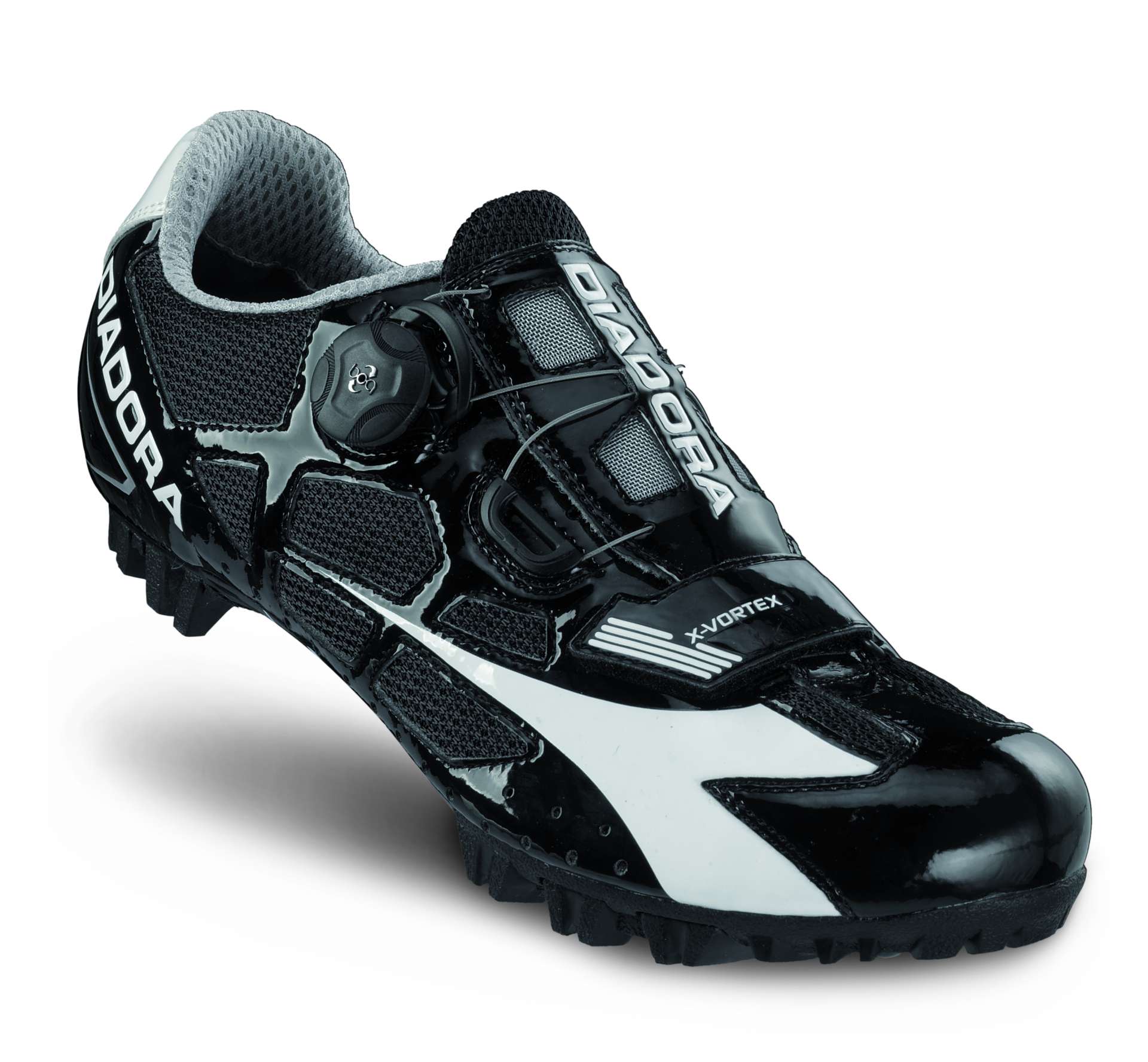 Diadora X-Vortex 14 Mountainbikeschoenen Zwart/Wit Heren koop je bij