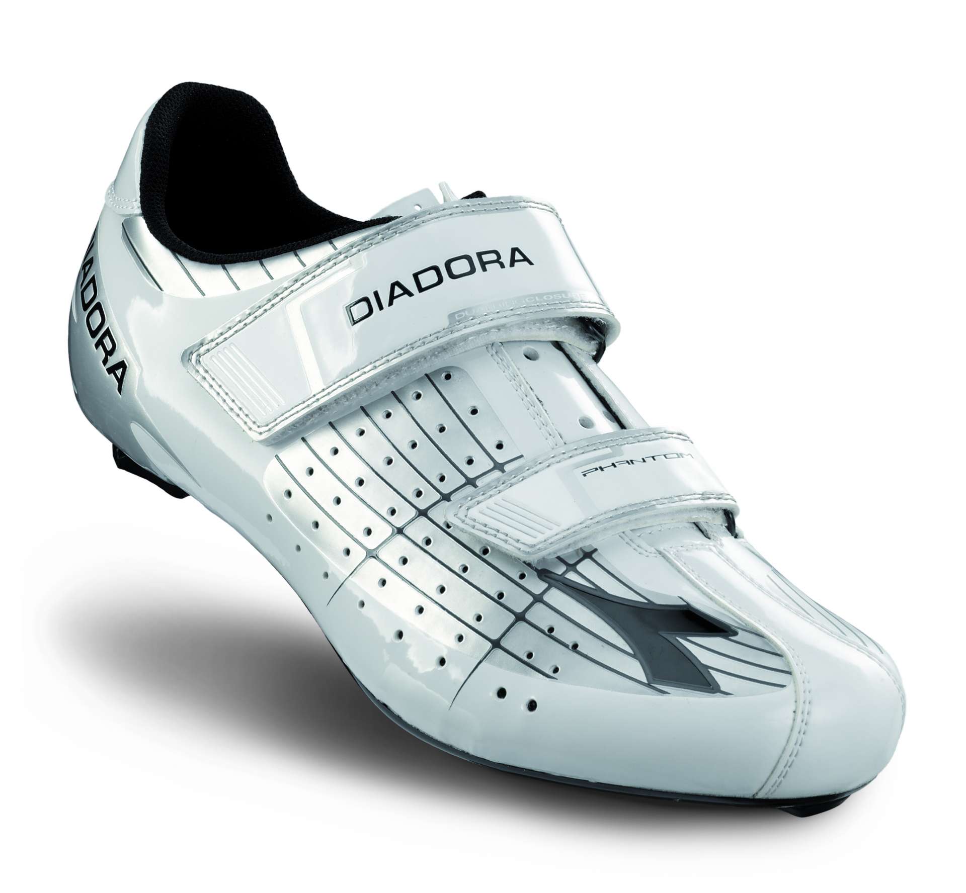 pedaal Professor markeerstift Diadora Phantom 14 Wielrenschoenen Zilver/Wit/Zwart Heren koop je bij  Futurumshop.nl