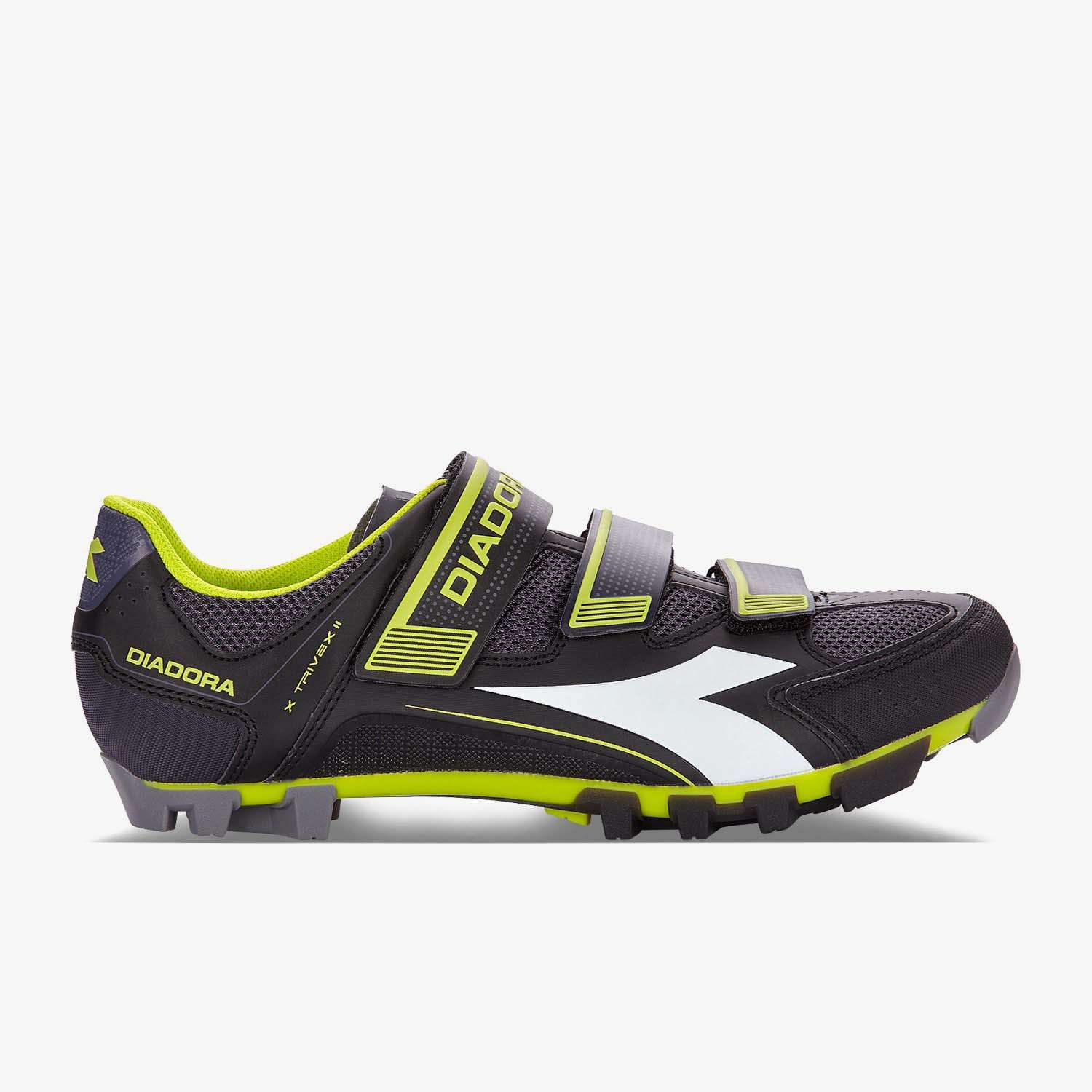 Diadora X Trivex II Mountainbikeschoenen Zwart/Groen Heren