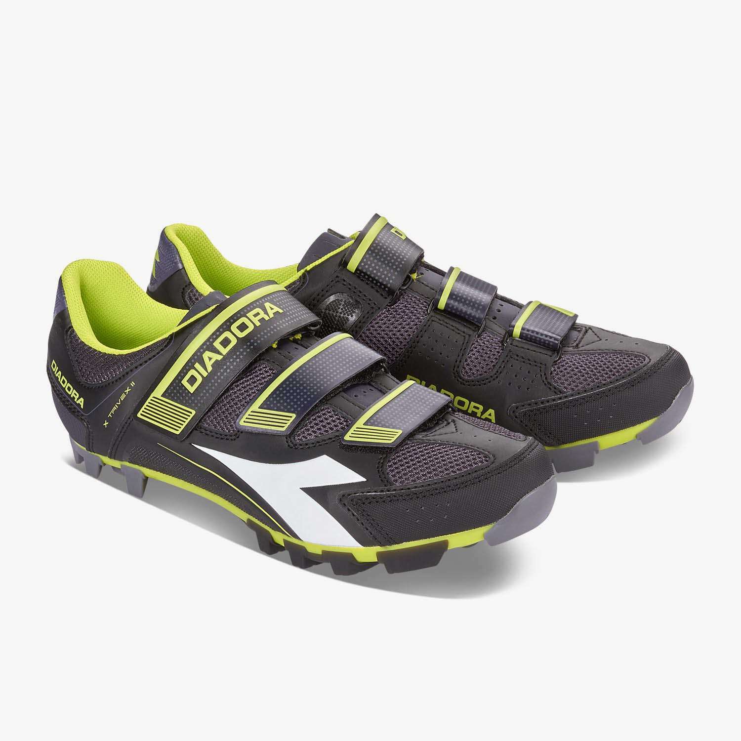 Diadora X Trivex II Mountainbikeschoenen Zwart/Groen Heren