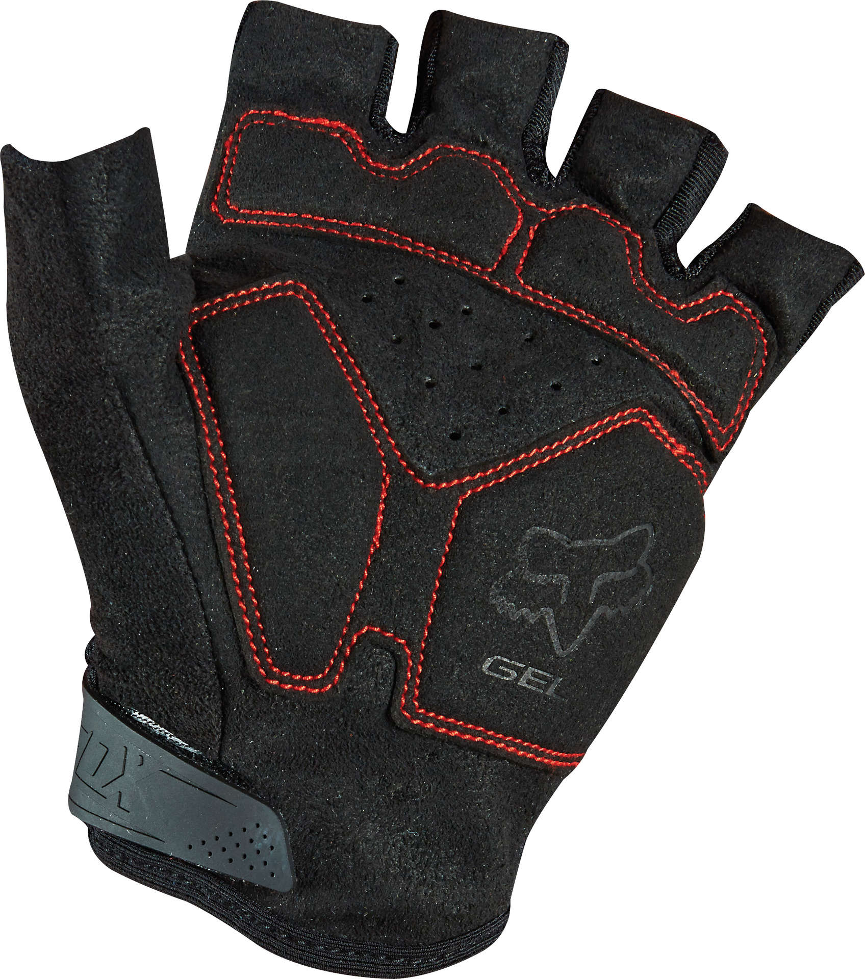 Fox Reflex Gel Fiets Handschoenen Rood/Zwart