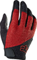 Fox Reflex Gel Downhill Fiets Handschoenen Lang Rood/Zwart