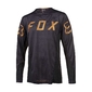 Fox Flexair MTB Fietsshirt Lange Mouwen Zwart/Koper Heren
