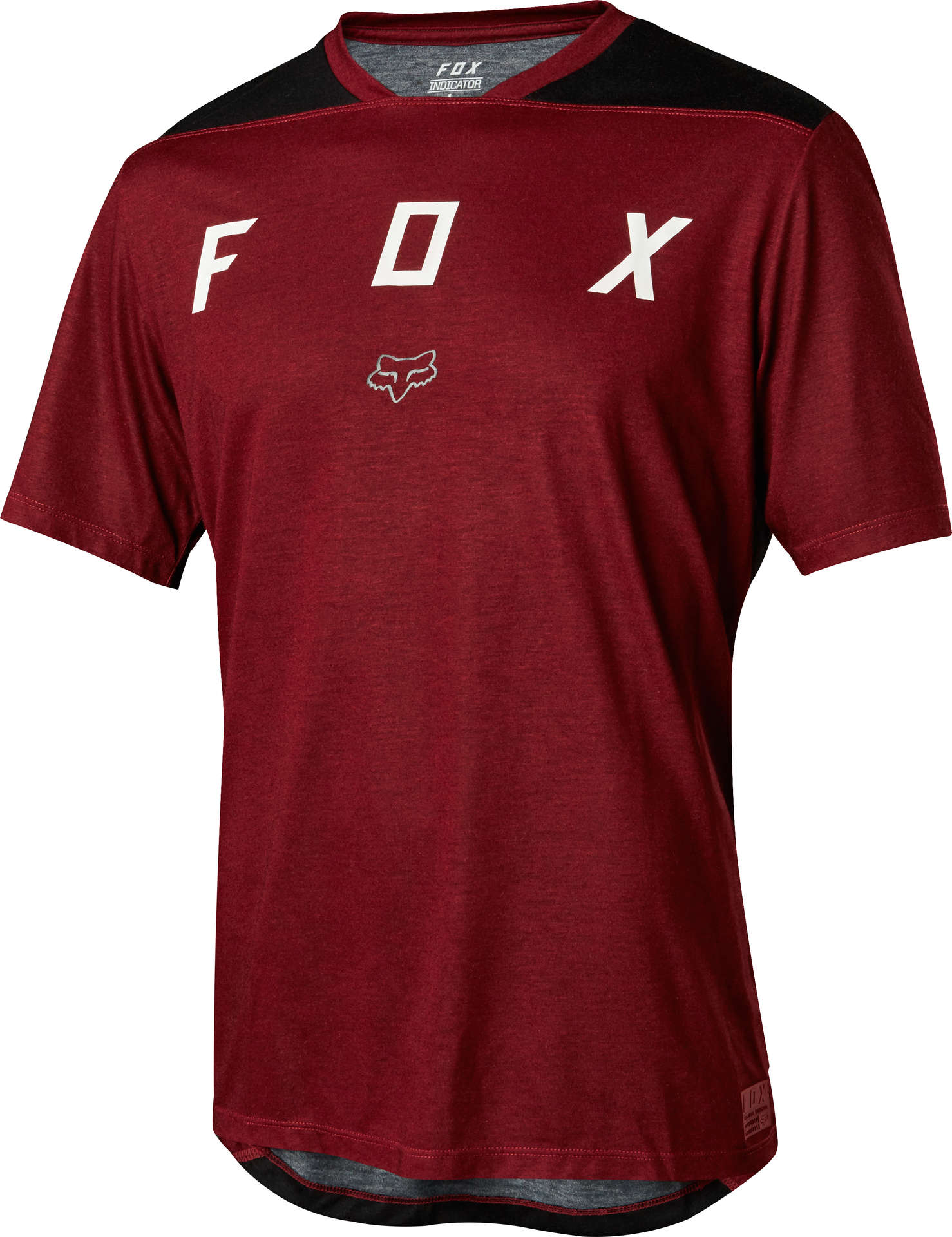 Fox Indicator MTB Fietsshirt Korte Mouwen Rood/Zwart Heren