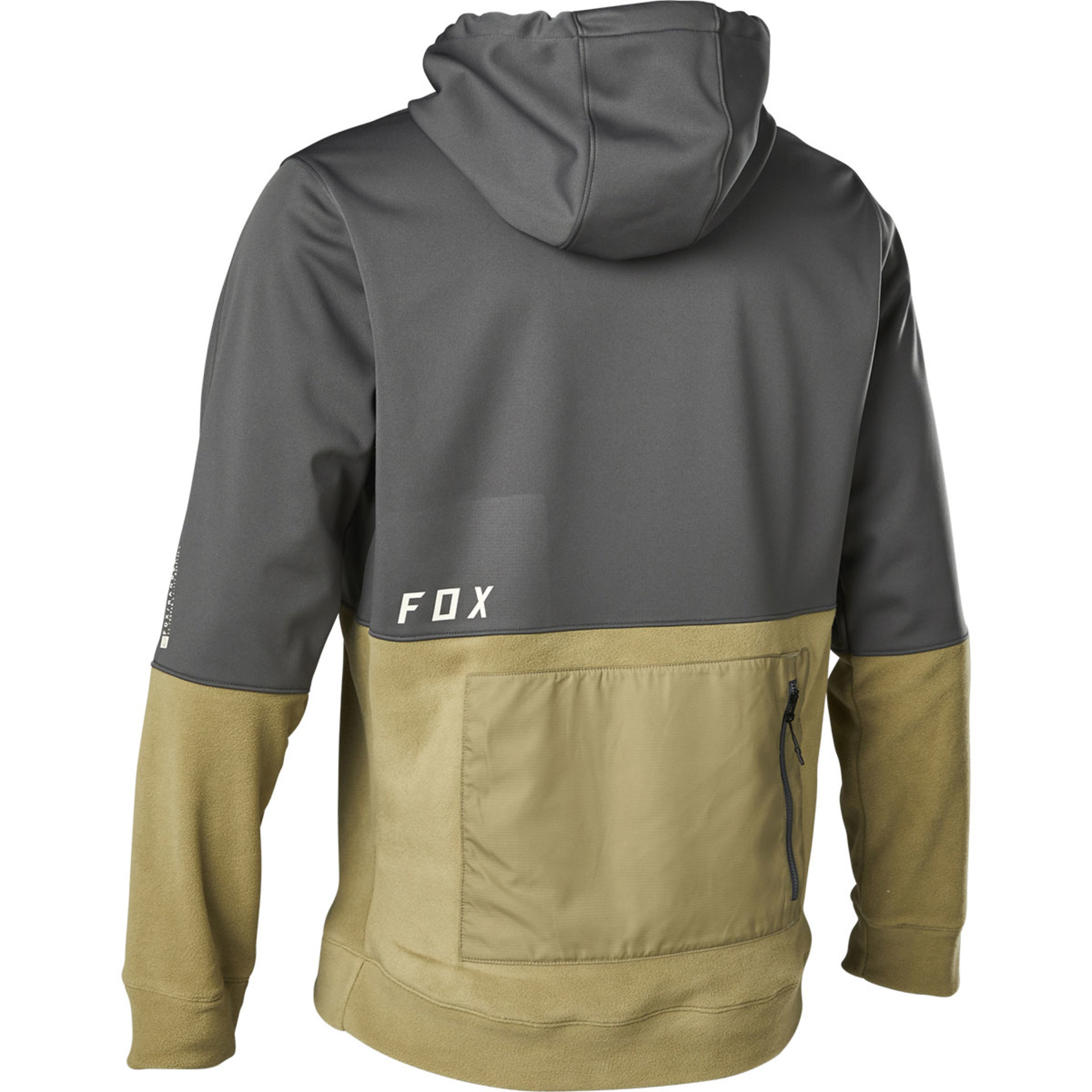 Fox Ranger Windbloc Hoodie MTB Fietsjack Grijs/Groen Heren