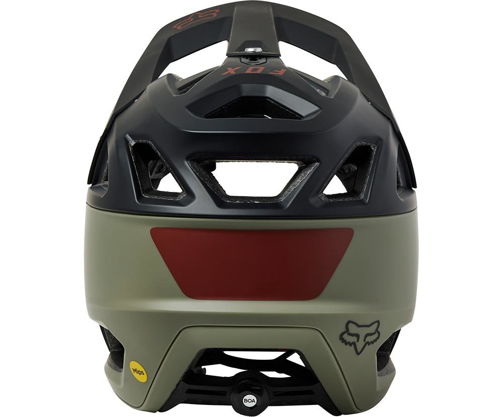 Fox Proframe RS NUF Fietshelm, Dark Sage, uniseks, voor volwassenen Fox Proframe RS NUF Fietshelm, Dark Sage, uniseks, voor volwassenen
