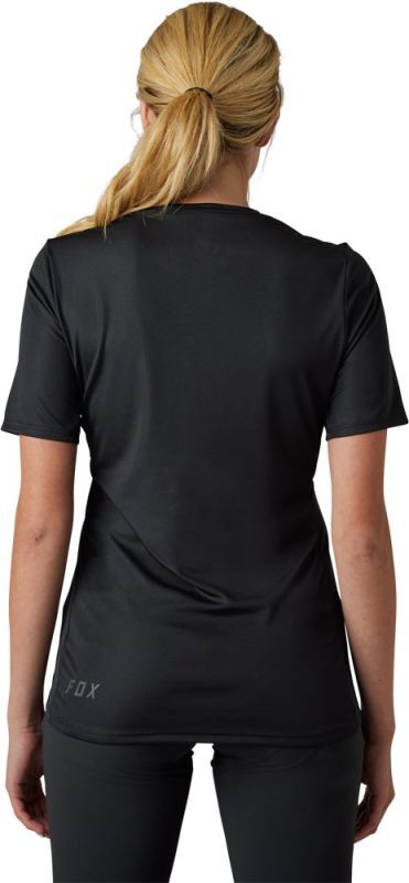 Fox Ranger MTB Fietsshirt Korte Mouwen Zwart/Grijs/Zwart Dames