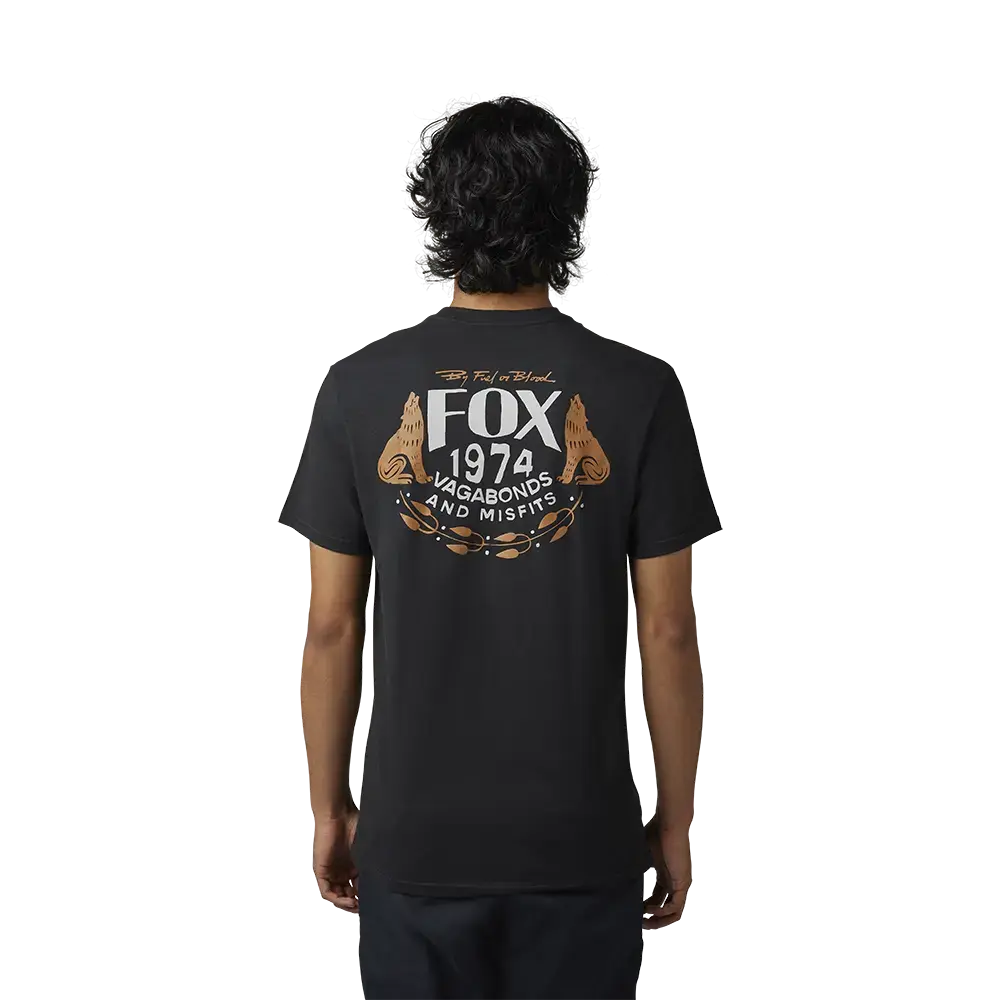 Fox Predominant Prem MTB Fietsshirt Korte Mouwen Zwart Heren