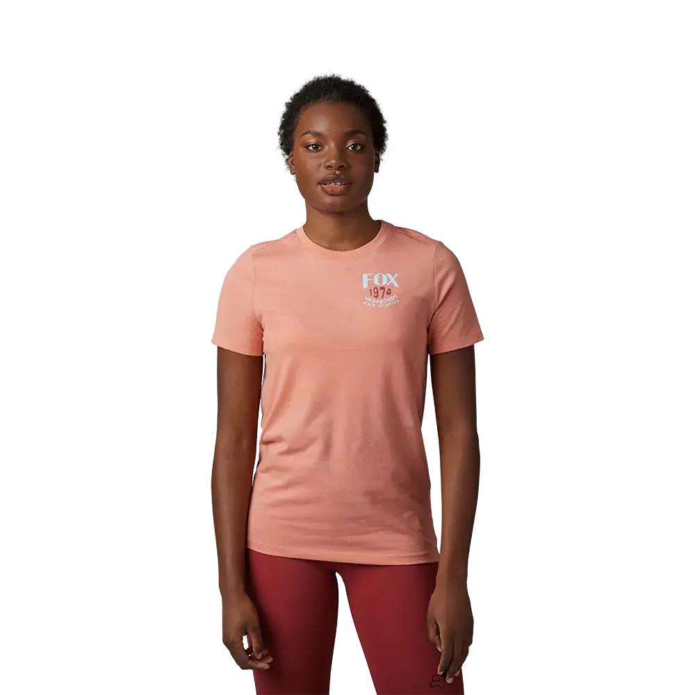 Fox Predominant MTB Fietsshirt Korte Mouwen Roze Dames