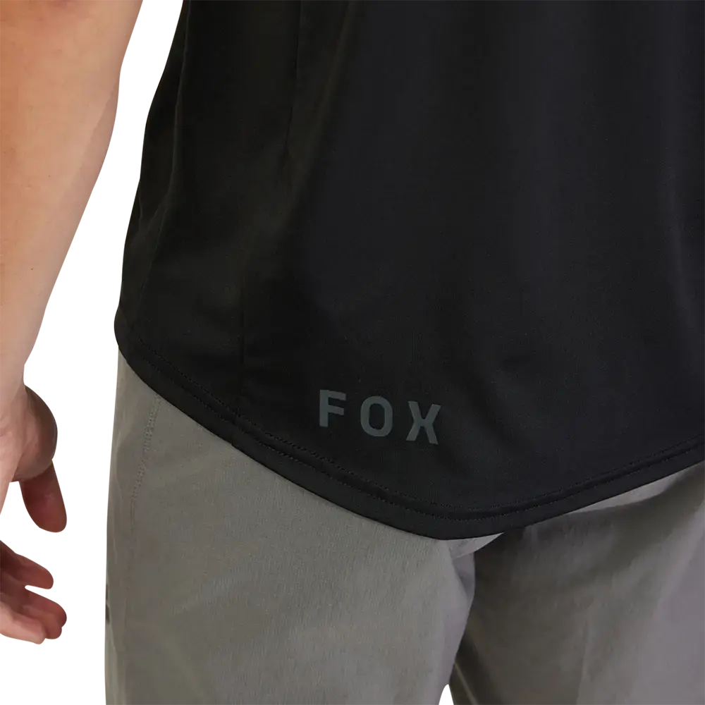 Fox Ranger Lab Head MTB Fietsshirt Korte Mouwen Zwart Heren
