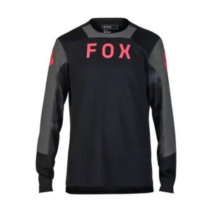 Fox Defend MTB Fietsshirt Lange Mouwen Zwart/Grijs Heren