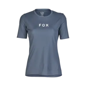Fox Ranger MTB Fietsshirt Korte Mouwen Blauw/Grijs Dames