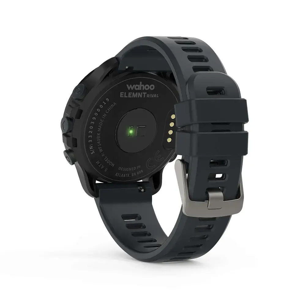 Wahoo ELEMNT RIVAL Multi-Sport GPS Horloge Stealth Grey