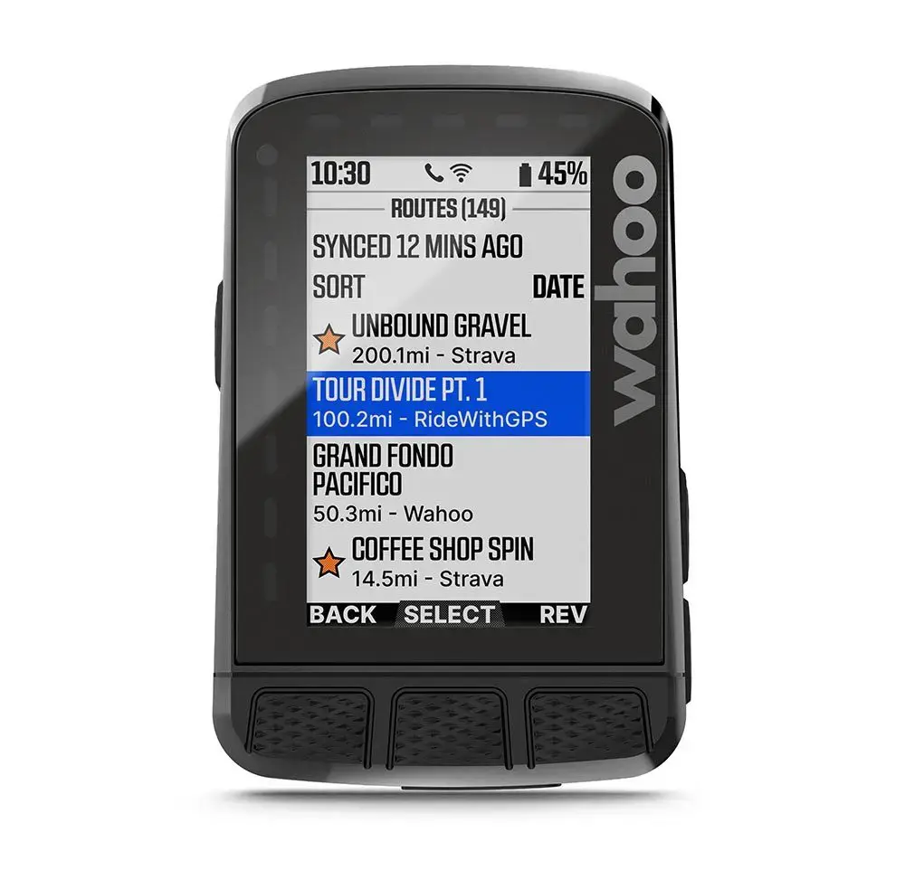 Wahoo ELEMNT ROAM v2 GPS Fietscomputer