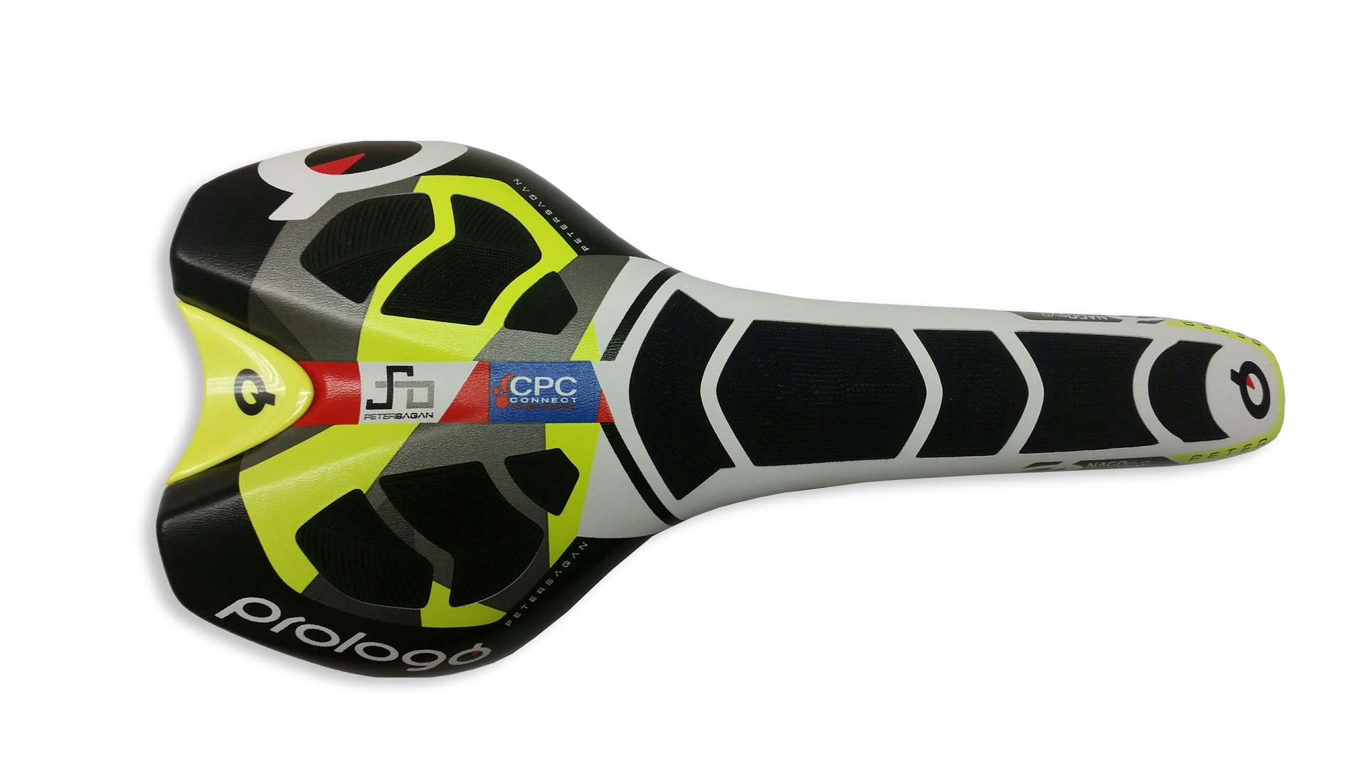 Selle De Vélo Prologo Nago Evo CPC Peter Sagan - Rails Chrome-moly, Couleur Sagan, Sans Boîte