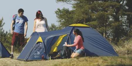 Easy Camp Explorer Eclipse 300 Tent Blauw/Geel