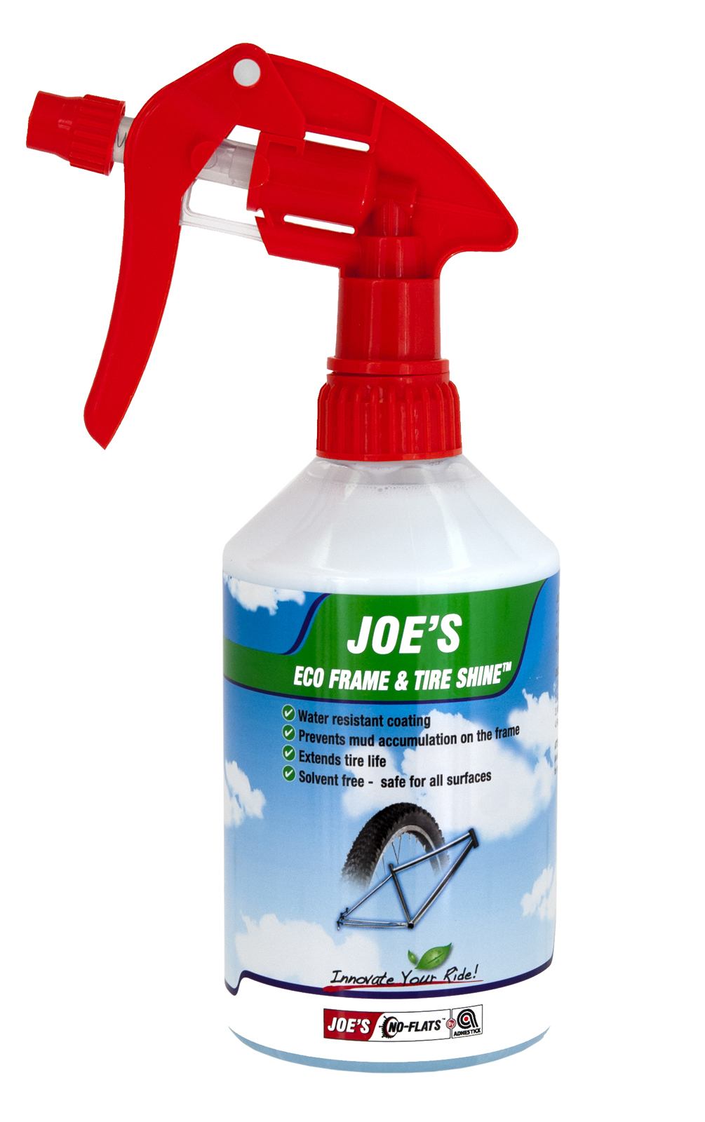 Joe`s No Flats Eco Frame en Banden Shine Spray 500ml