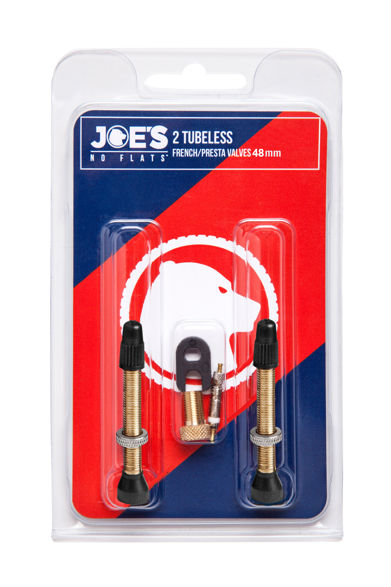 Joe`s No Flats Tubeless Presta Ventiel 48mm (2 stuks)