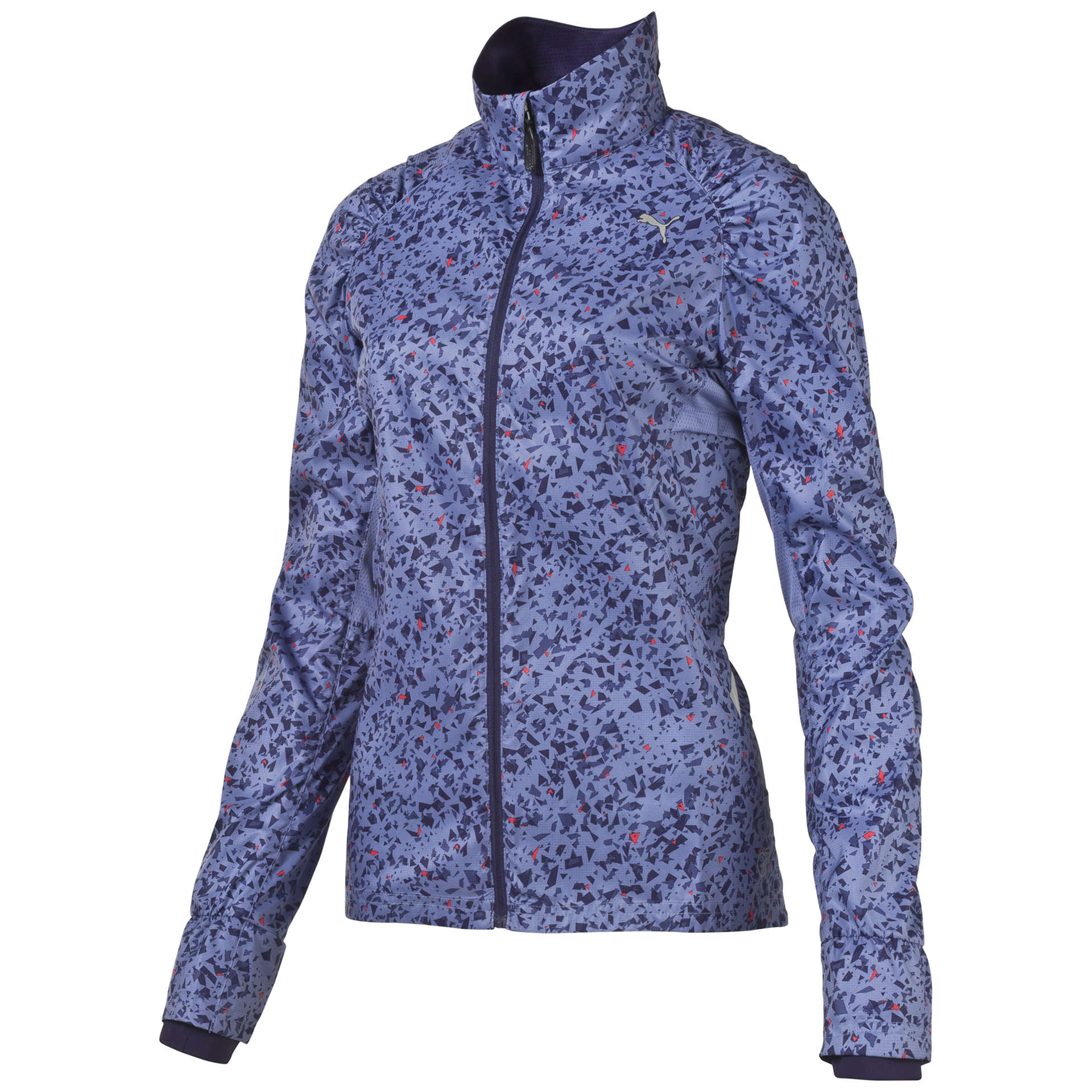 PUMA Graphic Woven Hardloopjack Blauw Dames koop je bij Futurumshop.nl