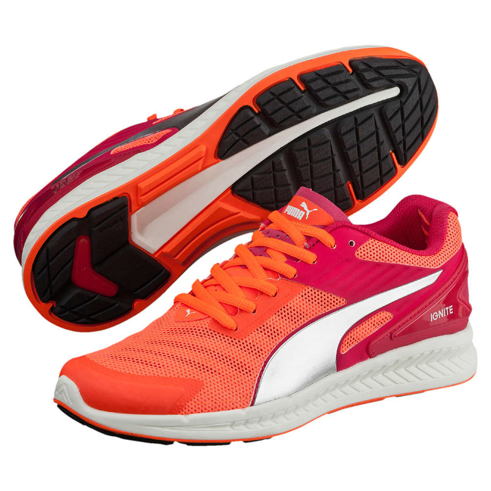 PUMA Ignite V2 Hardloopschoenen Roze/Oranje Dames koop je bij Futurumshop.nl