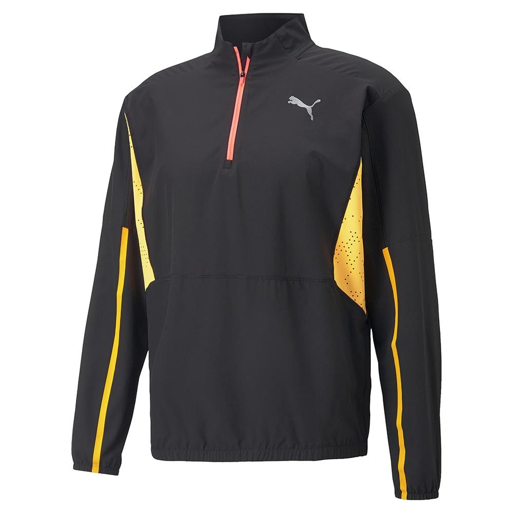 PUMA Run Ultraweave S Hardloopjack Zwart Oranje Heren koop je bij Futurumshop