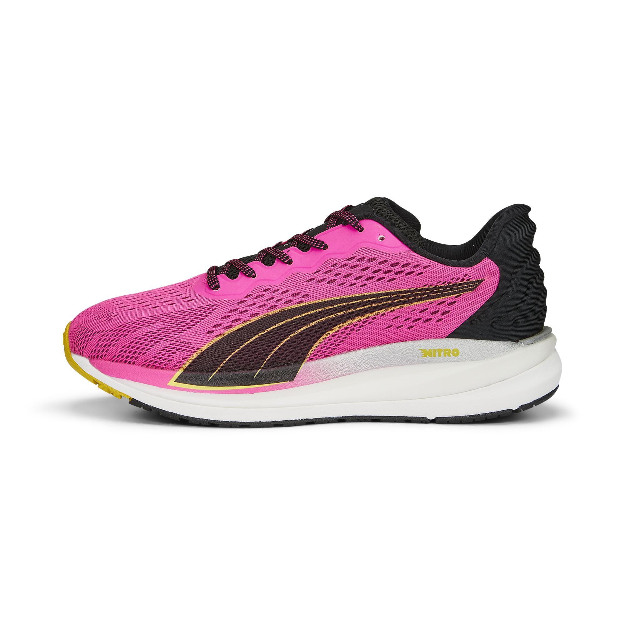 PUMA Magnify Nitro Surge Hardloopschoenen Roze/Zwart/Oranje Dames