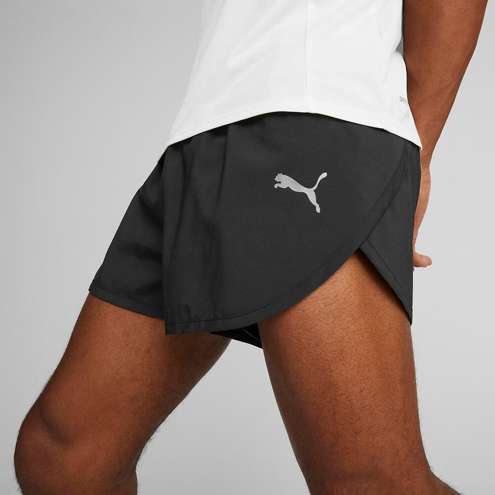 PUMA Run Favorite Split Hardloopbroek Kort Zwart Heren