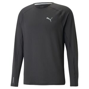 PUMA Run Cloudspun Hardloopshirt Lange Mouwen Zwart Heren