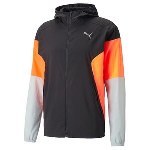 PUMA Run Lightweight Hardloopjack Zwart Oranje Heren koop je bij Futurumshop