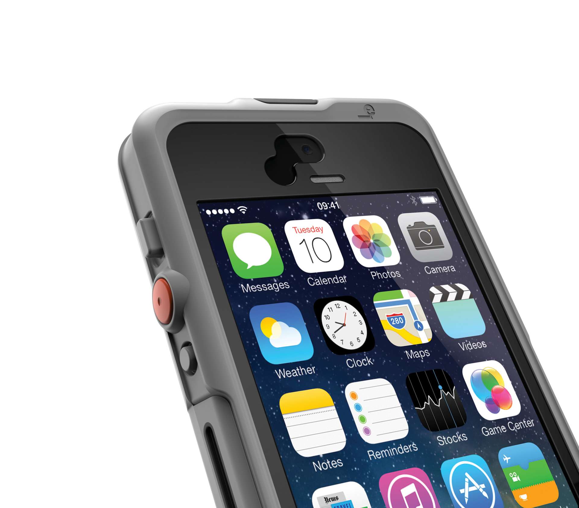 Lifedge iPhone 5(S) Waterdichte Hoes Grijs
