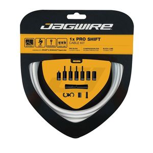 Jagwire 1X Pro Derailleurkabel Kit Wit