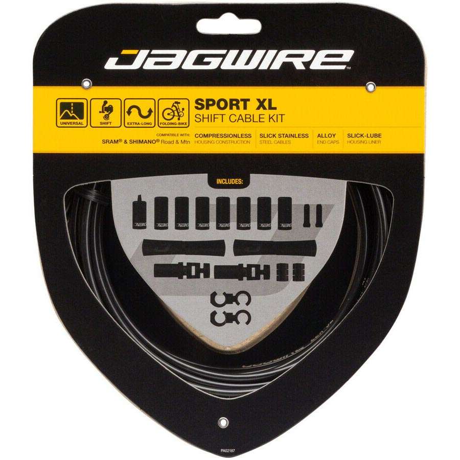 Jagwire Sport Shift XL Derailleurkabel Kit Zwart