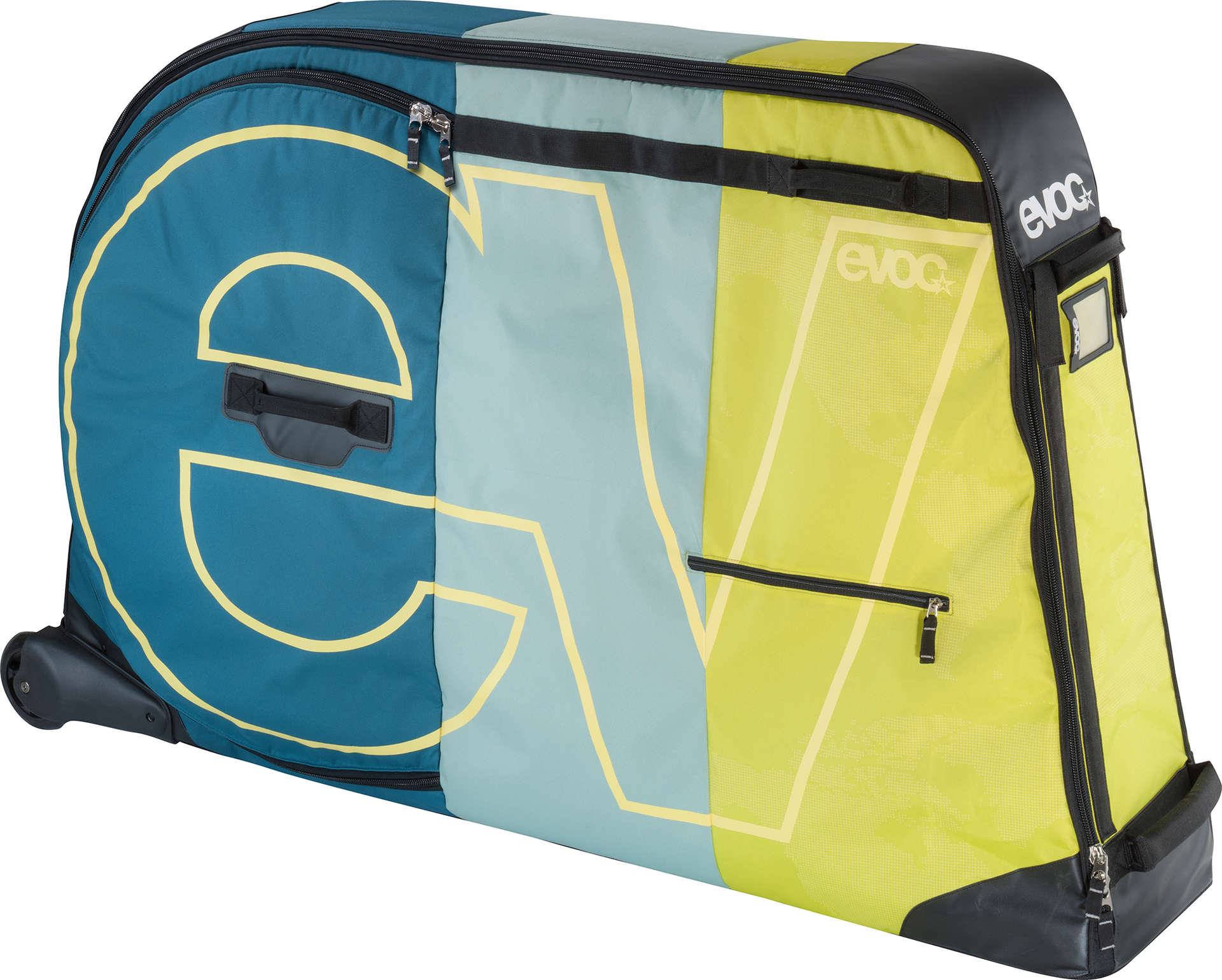 Evoc Travel Bag Fietskoffer Blauw/Grijs/Geel