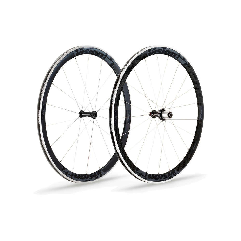 Vision Trimax T42 Clincher Wielset Grijs/Zilver