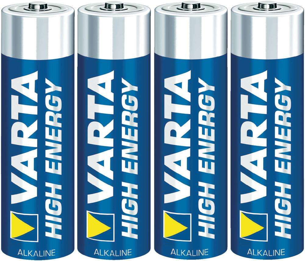 Varta Alkaline Penlite High Energy LR06 AA-Batterijen (4 stuks)