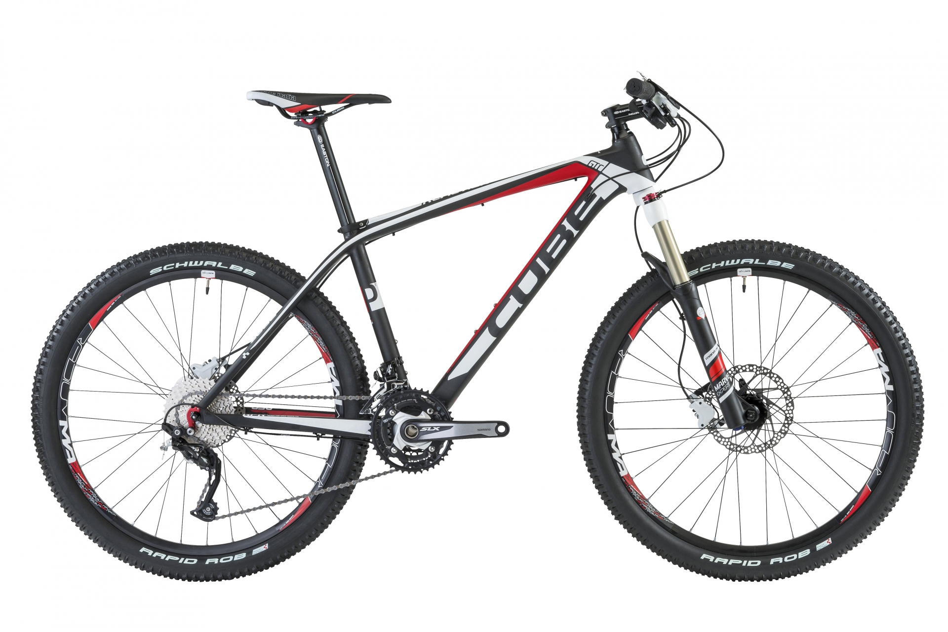 Cube Reaction GTC Pro 26 Carbon Mountainbike Wit/Rood
