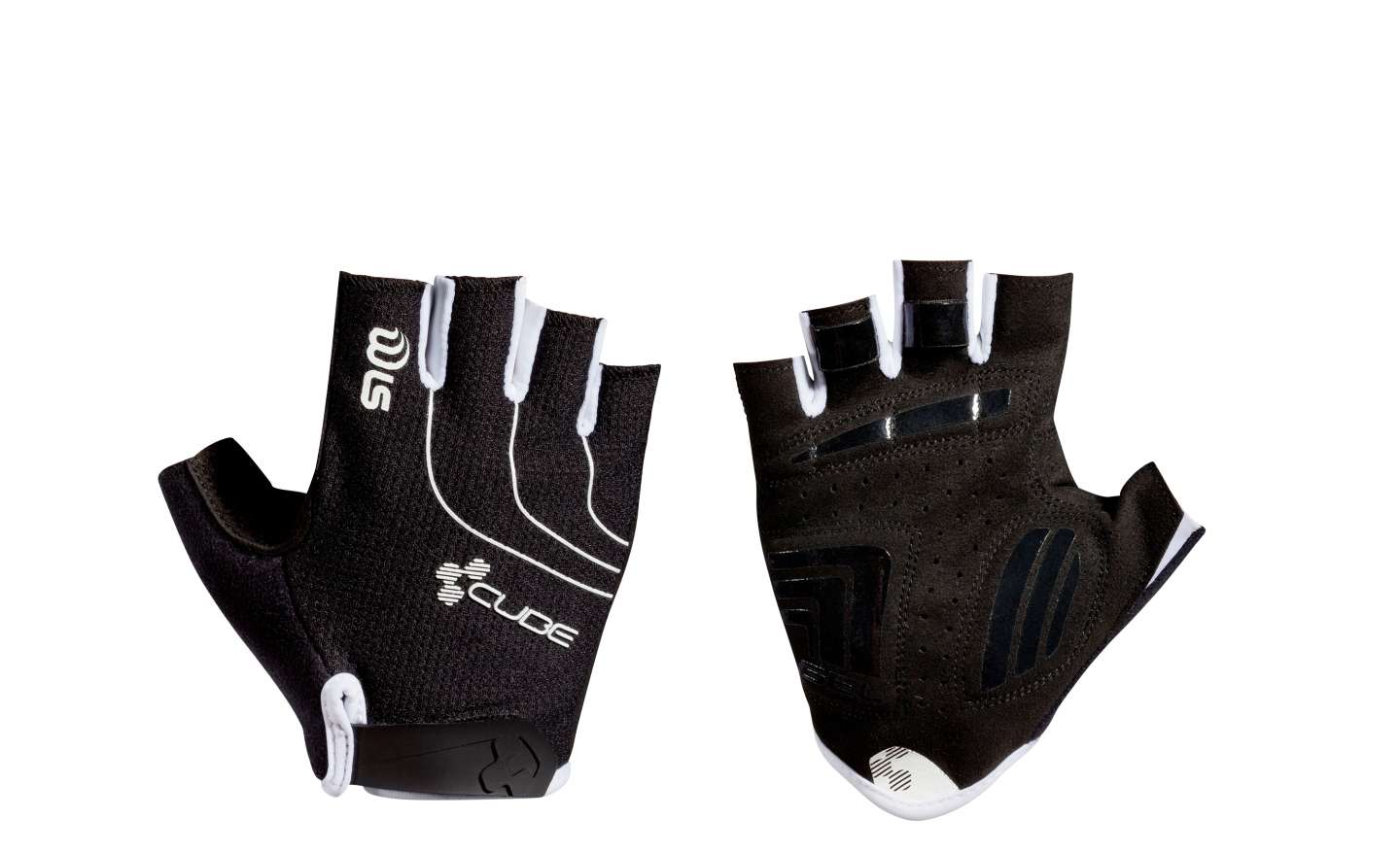 Cube WLS Gloves Natural Fit Blackline Shortfinger