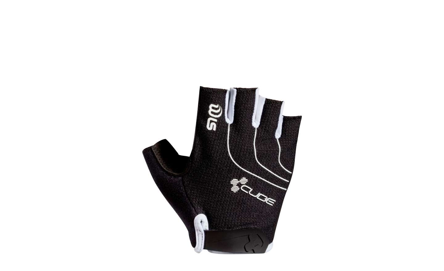 Cube WLS Gloves Natural Fit Blackline Shortfinger