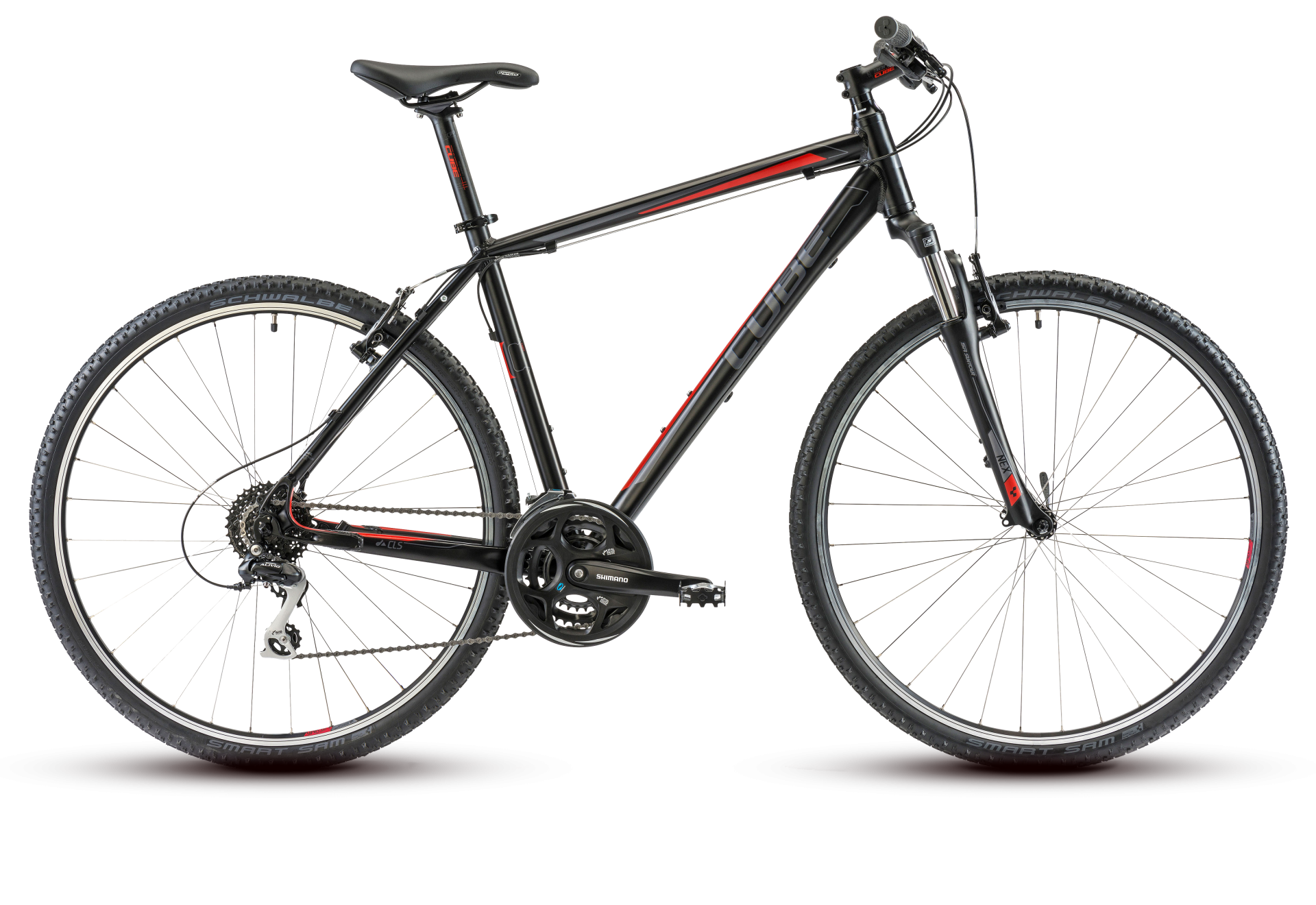 Cube LTD CLS Tour Mountainbike Hybride Zwart/Grijs/Rood Heren koop je bij  Futurumshop.nl