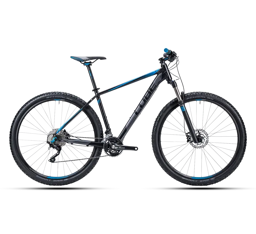 Cube Attention SL 29 Black n grey n blue Mountainbike
