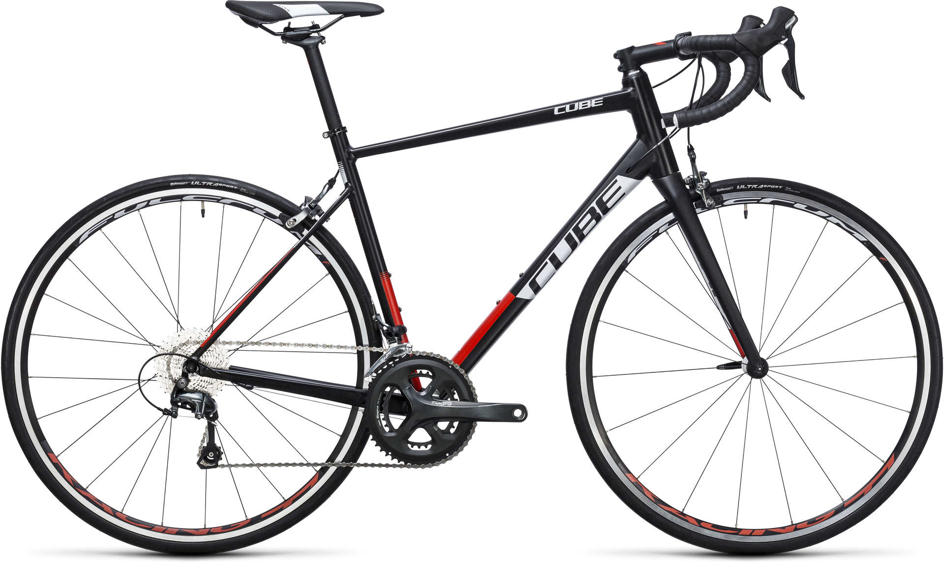 Cube Attain Race Black`n`Red Racefiets
