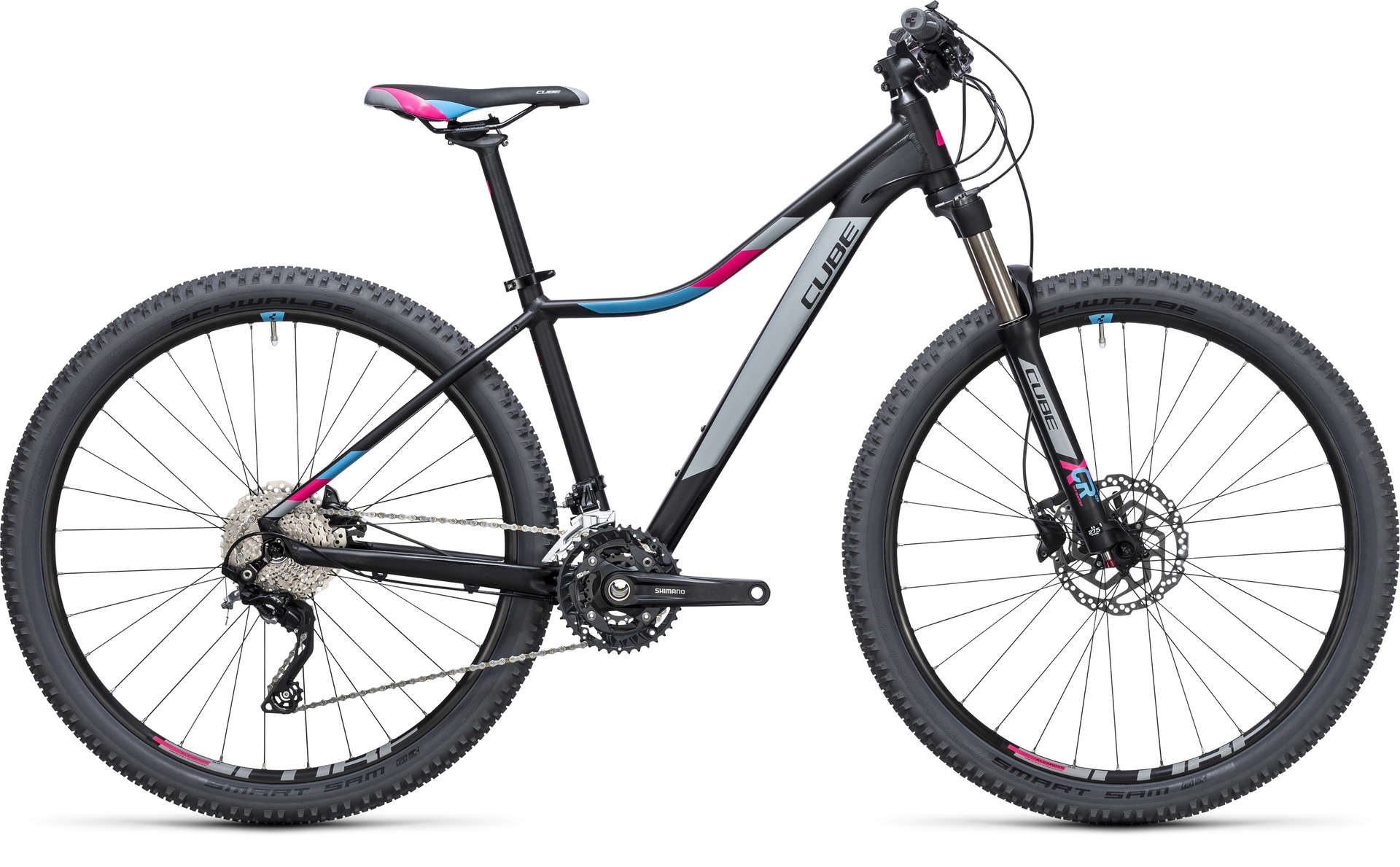 Cube Access WLS Race Black`n`Blue Dames Mountainbike 27.5 inch